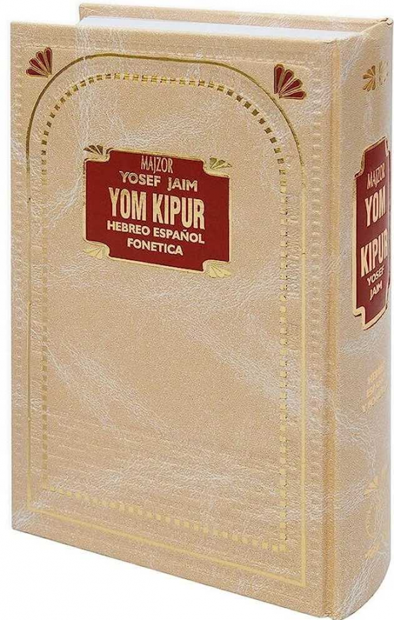 Majzor yom kipur hebreo fonetica y español sefaradi yosef jaim (jdm)