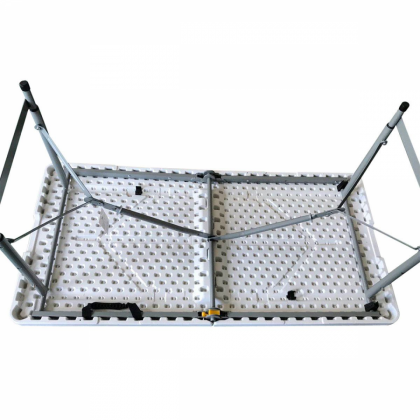 Mesa plegable jardín Pro 122 cm blanca