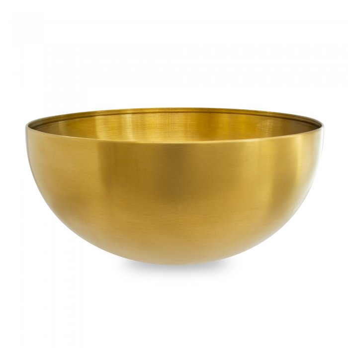 Bowl mediano de acero inoxidable dorado 20 cms