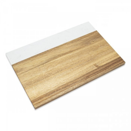 Tabla malaga de marmol y acacia 35 x 25 cms