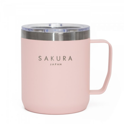 Jarro mug taza termica hermetica baby pink 354 ml