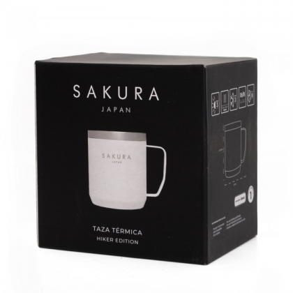 Jarro mug taza termica hermetica blanca 354 ml