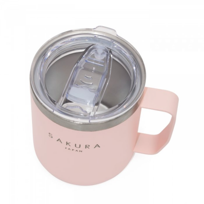 Jarro mug taza termica hermetica baby pink 354 ml