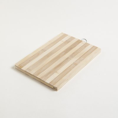 Tabla de bamboo rectangular rayada 20x30cm