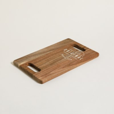 Tabla de acacia agarre doble original 32x20x1,5 cm