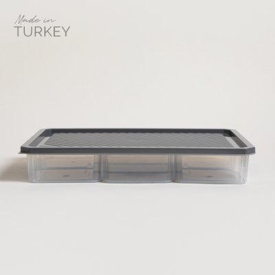 Recipiente rectangular con 7 divisiones 3100 ml
