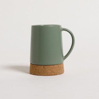 Mug/taza net green base de corcho 410 ml