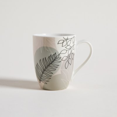 Mug/taza de porcelana nature tierra 340 ml