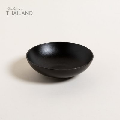 Ensaladera fine plus black sand 21 cm