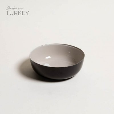 Bowl vidrio black sea 15 cm