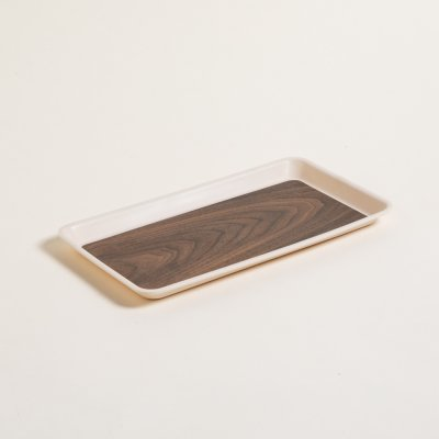 Bandeja rectangular de bamboo prunus 30x16 cm