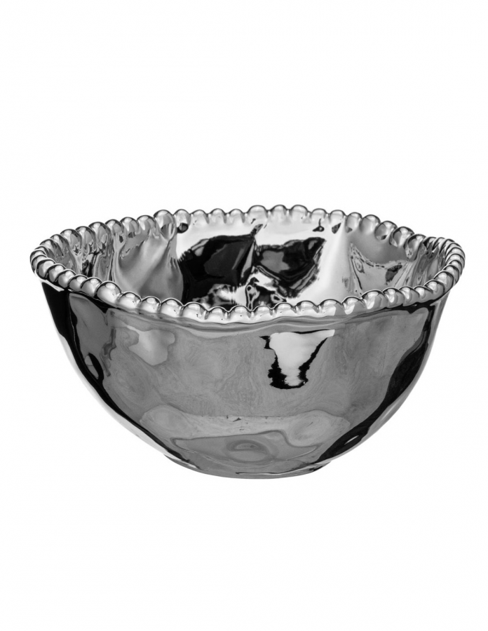 Cuenco Plateado Ceramica