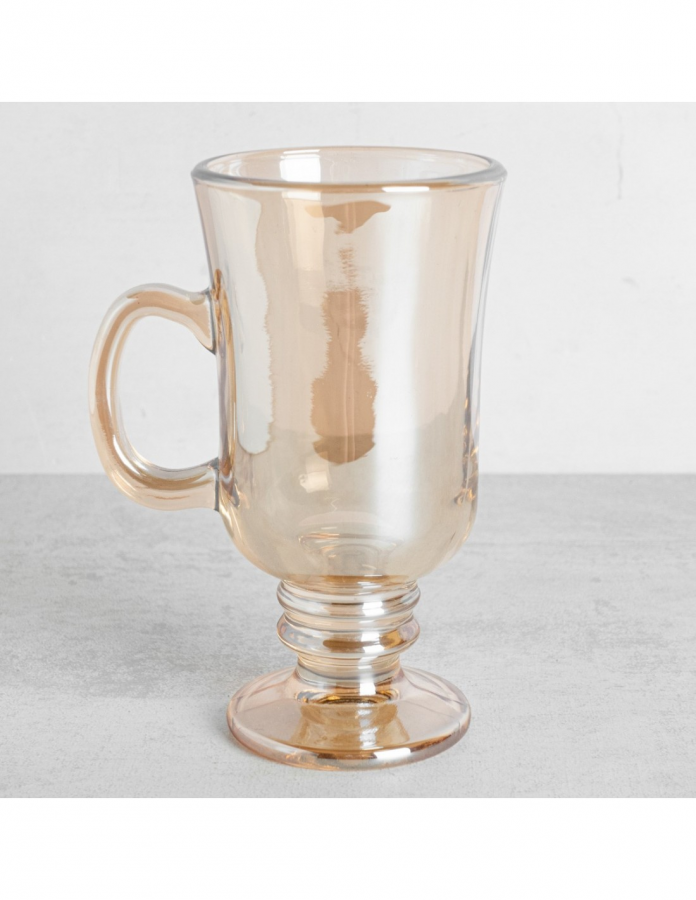 Set x6 vasos gold 240cc vidrio