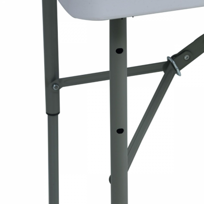 Mesa plegable jardín Pro 122 cm blanca