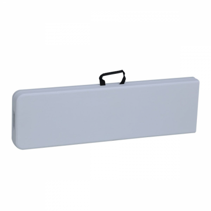 Banco plegable jardín Pro 180 cm blanco