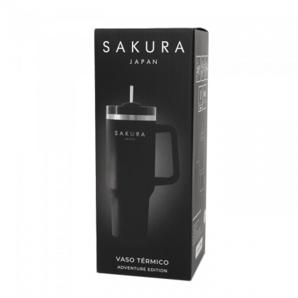 Vaso termico negro 1.18L