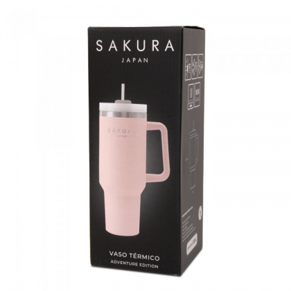 Vaso termico rosa 1.18L