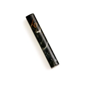 Mezuzah 12cm cosmic blue marble decal
