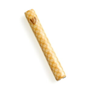 Mezuzah gold diamonds decal 15cm