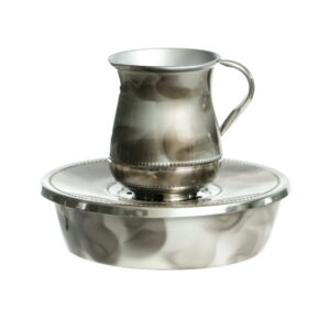 Maim ajaronim blanco/gris acero inoxidable